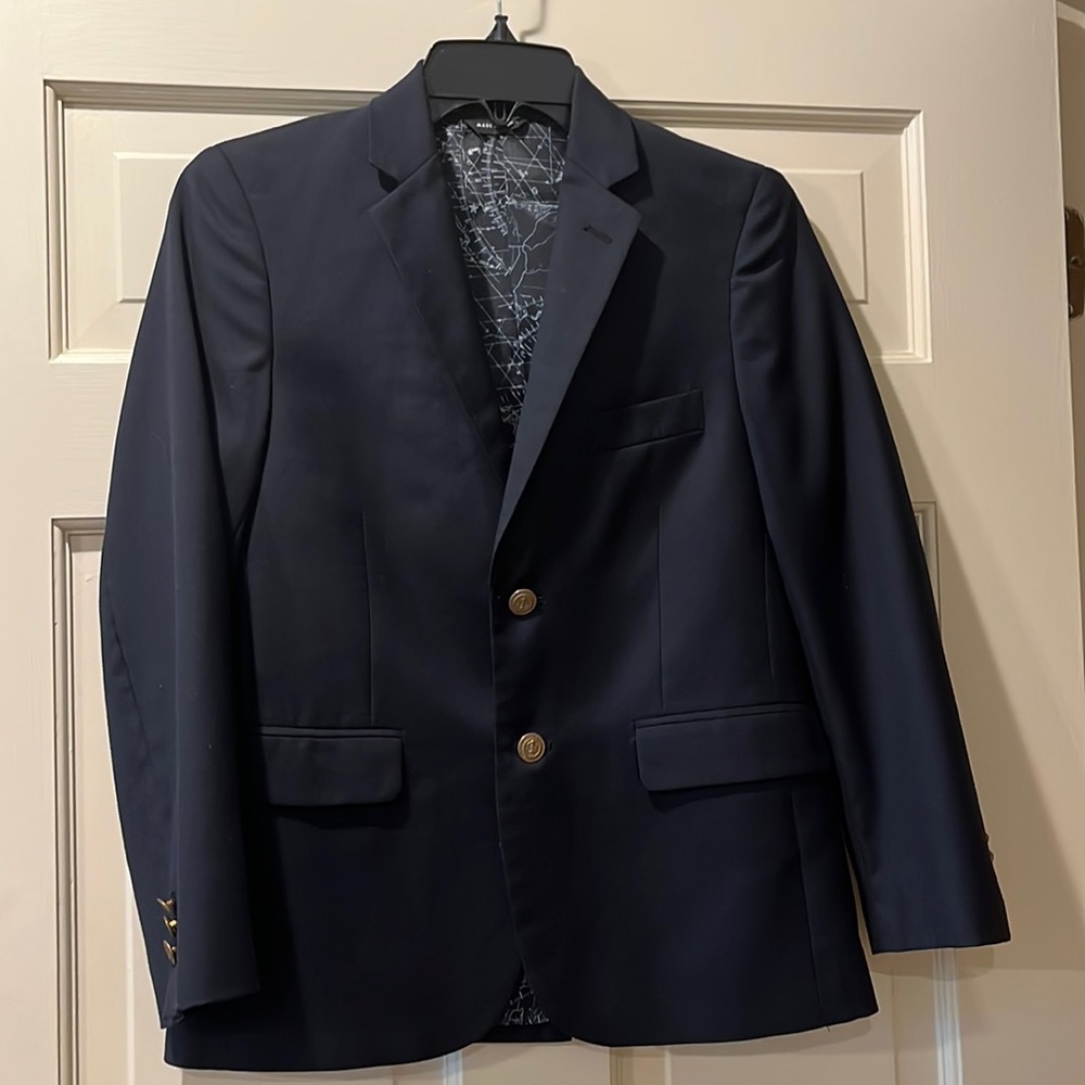 Vineyard Vines Navy Blue Blazer Boys 12